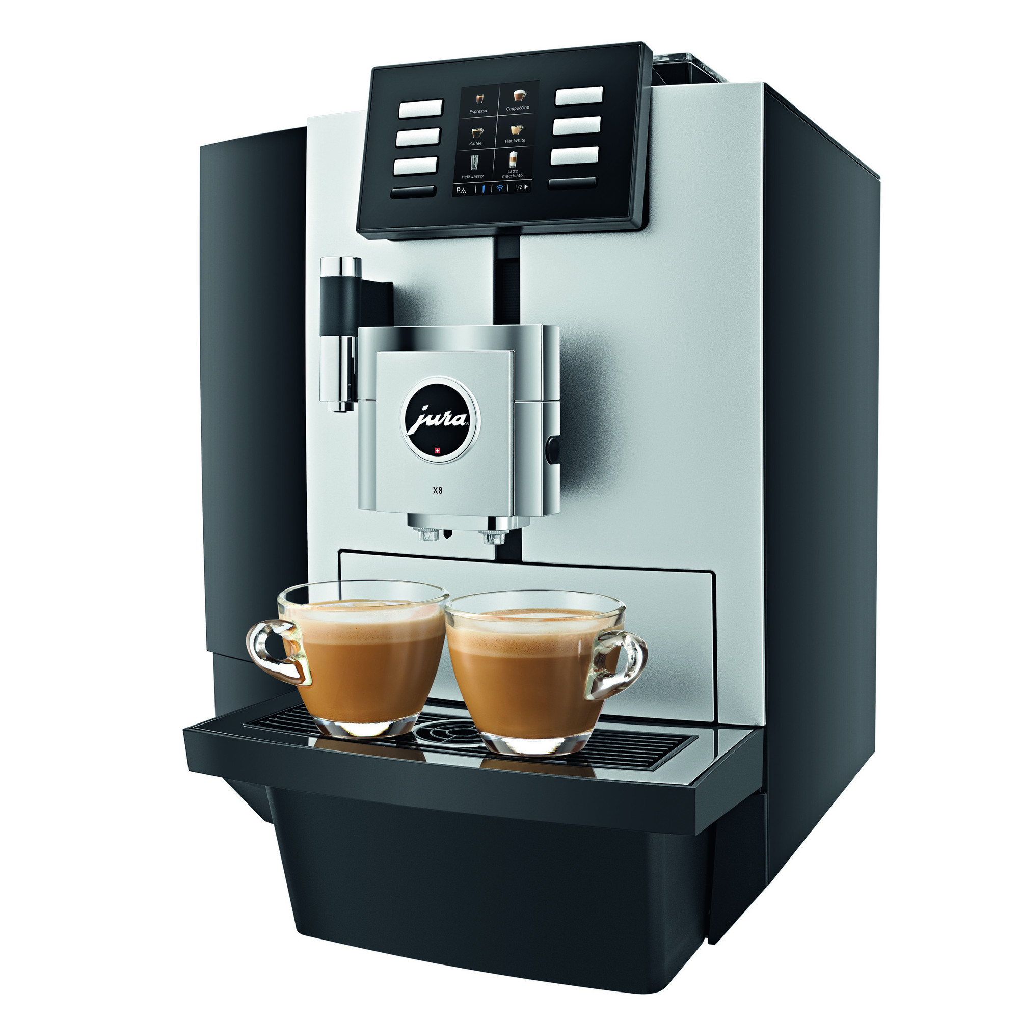 X8 platin, Espresso-/Kaffee-Vollautomat